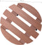 vidaXL - Plantentrolleys - 2 - st - Ø30x7,5 - cm - HKC - bruin