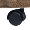 vidaXL - Plantentrolleys - 6 - st - 38 - cm - kunststof - bronskleurig