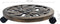vidaXL - Plantentrolleys - 6 - st - 38 - cm - kunststof - bronskleurig