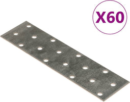vidaXL-Platen-geperforeerd-60-st-2-mm-160x40-mm-gegalvaniseerd-staal