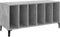 vidaXL - Platenkast - 100x38x48 - cm - bewerkt - hout - betongrijs
