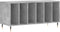 vidaXL - Platenkast - 100x38x48 - cm - bewerkt - hout - betongrijs