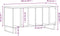 vidaXL - Platenkast - 100x38x48 - cm - bewerkt - hout - betongrijs