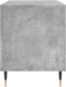 vidaXL - Platenkast - 100x38x48 - cm - bewerkt - hout - betongrijs
