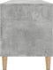 vidaXL - Platenkast - 100x38x48 - cm - bewerkt - hout - betongrijs