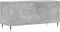 vidaXL - Platenkast - 100x38x48 - cm - bewerkt - hout - betongrijs