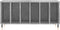 vidaXL - Platenkast - 100x38x48 - cm - bewerkt - hout - betongrijs