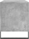 vidaXL - Platenkast - 100x38x48 - cm - bewerkt - hout - betongrijs