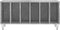 vidaXL - Platenkast - 100x38x48 - cm - bewerkt - hout - betongrijs