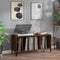 vidaXL - Platenkast - 100x38x48 - cm - bewerkt - hout - bruin - eikenkleur