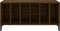 vidaXL - Platenkast - 100x38x48 - cm - bewerkt - hout - bruin - eikenkleur
