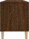 vidaXL - Platenkast - 100x38x48 - cm - bewerkt - hout - bruin - eikenkleur