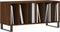 vidaXL - Platenkast - 100x38x48 - cm - bewerkt - hout - bruin - eikenkleur