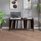 vidaXL - Platenkast - 100x38x48 - cm - bewerkt - hout - bruin - eikenkleur