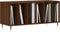 vidaXL - Platenkast - 100x38x48 - cm - bewerkt - hout - bruin - eikenkleur