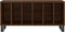 vidaXL - Platenkast - 100x38x48 - cm - bewerkt - hout - bruin - eikenkleur