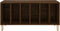 vidaXL - Platenkast - 100x38x48 - cm - bewerkt - hout - bruin - eikenkleur
