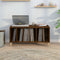 vidaXL - Platenkast - 100x38x48 - cm - bewerkt - hout - bruin - eikenkleur