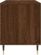 vidaXL - Platenkast - 100x38x48 - cm - bewerkt - hout - bruin - eikenkleur
