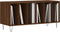 vidaXL - Platenkast - 100x38x48 - cm - bewerkt - hout - bruin - eikenkleur
