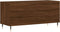 vidaXL - Platenkast - 100x38x48 - cm - bewerkt - hout - bruin - eikenkleur