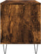 vidaXL - Platenkast - 100x38x48 - cm - bewerkt - hout - gerookt - eikenkleurig