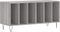 vidaXL - Platenkast - 100x38x48 - cm - bewerkt - hout - grijs - sonoma - eikenkleurig