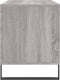 vidaXL - Platenkast - 100x38x48 - cm - bewerkt - hout - grijs - sonoma - eikenkleurig