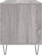 vidaXL - Platenkast - 100x38x48 - cm - bewerkt - hout - grijs - sonoma - eikenkleurig