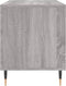 vidaXL - Platenkast - 100x38x48 - cm - bewerkt - hout - grijs - sonoma - eikenkleurig