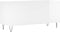 vidaXL - Platenkast - 100x38x48 - cm - bewerkt - hout - hoogglans - wit
