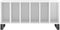 vidaXL - Platenkast - 100x38x48 - cm - bewerkt - hout - hoogglans - wit