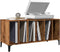 vidaXL - Platenkast - 100x38x48 - cm - bewerkt - hout - oud - houtkleurig
