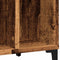vidaXL - Platenkast - 100x38x48 - cm - bewerkt - hout - oud - houtkleurig