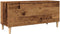 vidaXL - Platenkast - 100x38x48 - cm - bewerkt - hout - oud - houtkleurig