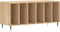 vidaXL - Platenkast - 100x38x48 - cm - bewerkt - hout - sonoma - eikenkleurig