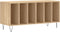 vidaXL - Platenkast - 100x38x48 - cm - bewerkt - hout - sonoma - eikenkleurig