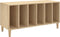 vidaXL - Platenkast - 100x38x48 - cm - bewerkt - hout - sonoma - eikenkleurig
