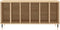 vidaXL - Platenkast - 100x38x48 - cm - bewerkt - hout - sonoma - eikenkleurig