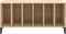 vidaXL - Platenkast - 100x38x48 - cm - bewerkt - hout - sonoma - eikenkleurig