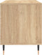 vidaXL - Platenkast - 100x38x48 - cm - bewerkt - hout - sonoma - eikenkleurig