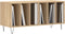 vidaXL - Platenkast - 100x38x48 - cm - bewerkt - hout - sonoma - eikenkleurig