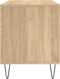 vidaXL - Platenkast - 100x38x48 - cm - bewerkt - hout - sonoma - eikenkleurig