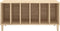 vidaXL - Platenkast - 100x38x48 - cm - bewerkt - hout - sonoma - eikenkleurig