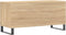 vidaXL - Platenkast - 100x38x48 - cm - bewerkt - hout - sonoma - eikenkleurig