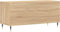 vidaXL - Platenkast - 100x38x48 - cm - bewerkt - hout - sonoma - eikenkleurig
