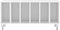 vidaXL - Platenkast - 100x38x48 - cm - bewerkt - hout - wit