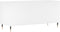 vidaXL - Platenkast - 100x38x48 - cm - bewerkt - hout - wit