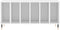 vidaXL - Platenkast - 100x38x48 - cm - bewerkt - hout - wit
