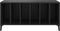 vidaXL - Platenkast - 100x38x48 - cm - bewerkt - hout - zwart